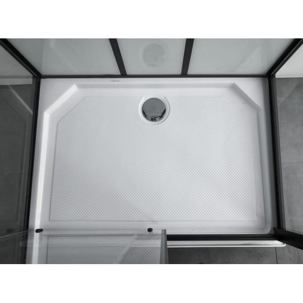 SKY 3 Kabina prysznicowa prostokątna z hydromasażem 120x80x225 cm CL75 - brodzik