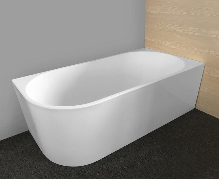 TIBERA Wanna wolnostojąca 170x80 cm prawa E1015 w rogu