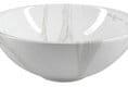 DALMA umywalka ceramiczna biały marmur ⌀42x16,5 cm MM117