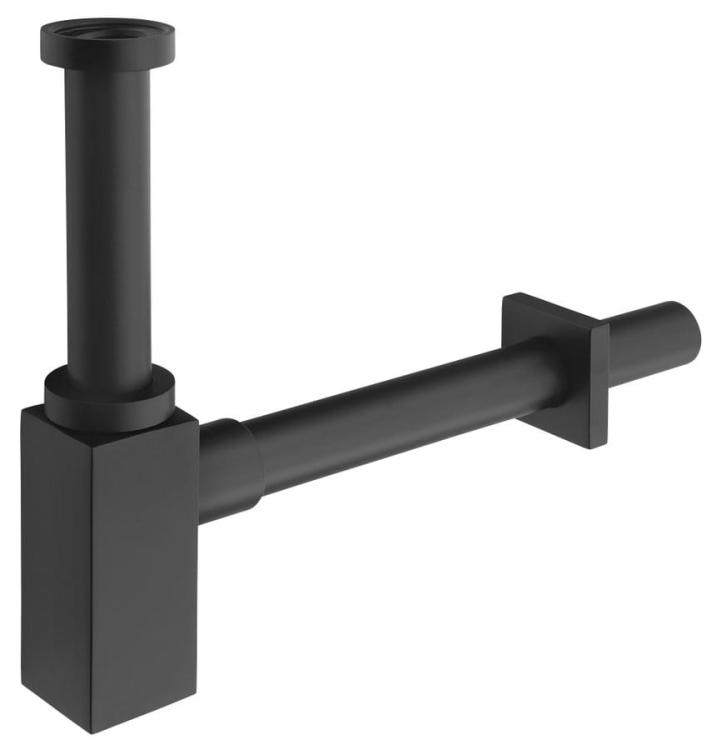Syfon umywalkowy 32mm, czarny mat SI415