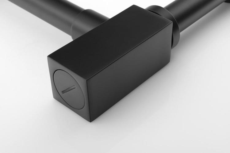 Syfon umywalkowy 32mm, czarny mat SI415 detal