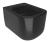 TRIBECA Bidet ceramiczny podwieszany czarny matowy 35x54 cm 512531