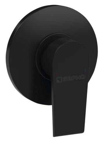 KAI Podtynkowa 2-funkcyjna bateria prysznicowa czarny mat KA42/15