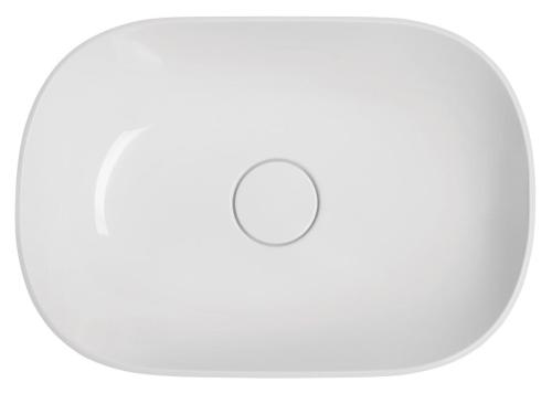 Umywalka ceramiczna z pokrywą na odpływ ER500