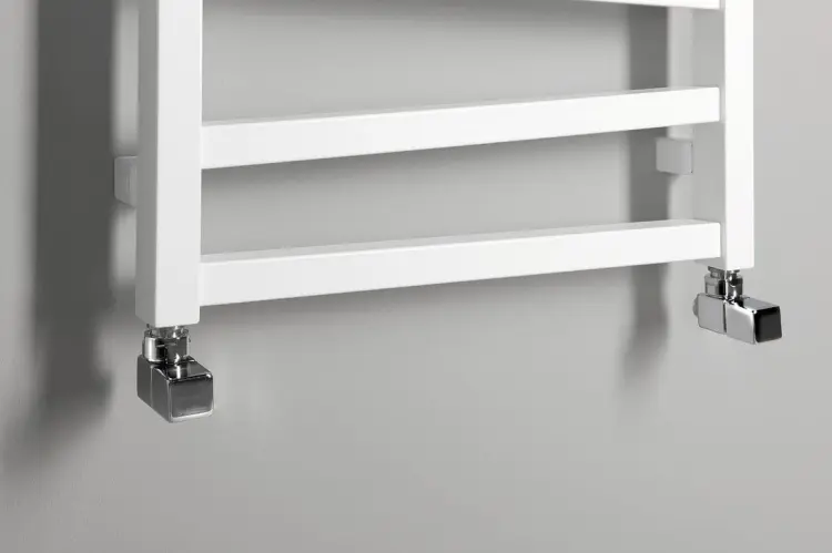 ZIG Grzejnik łazienkowy dekoracyjny kolor biały 490 W 500x1334 mm ZG513 - przyłącze