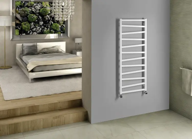 ZIG Grzejnik łazienkowy dekoracyjny kolor biały 490 W 500x1334 mm ZG513 - aranżacja