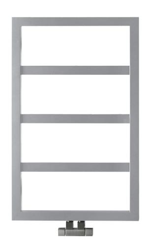 DENALI Grzejnik łazienkowy dekoracyjny srebrny struktura 292 W 550x904 mm DN609SS