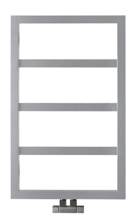 DENALI Grzejnik łazienkowy dekoracyjny srebrny struktura 292 W 550x904 mm DN609SS