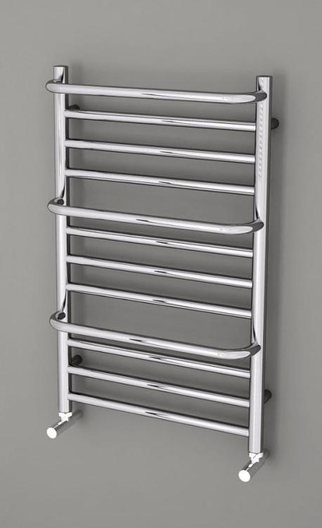 MANISA Grzejnik łazienkowy z wieszakami na ręczniki chrom 180W 500x800 mm IZ110 - widok