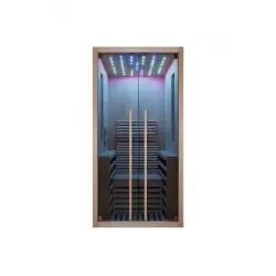 CARBON 1 Sauna na podczerwień infrared 1-osobowa 100x130x195 cm SANOTECHNIK F10100