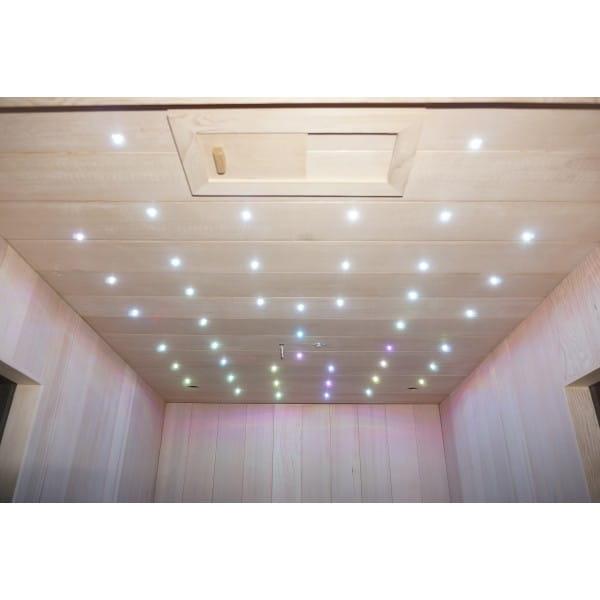 Carbon 1 Sauna na podczerwień 1-osobowa 100x130 cm F10100 - oświetlenie LED