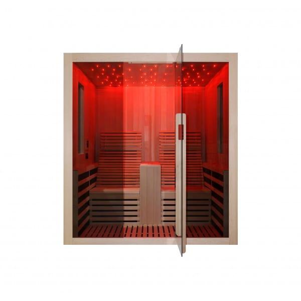Carbon 2 Sauna na podczerwień 2-osobowa 180x150 cm F10180 - kolor4