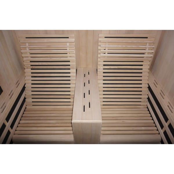 CARBON 2 Sauna na podczerwień 2-osobowa 180x150x195 cm - fotele