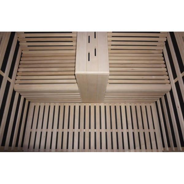 CARBON 2 Sauna na podczerwień 2-osobowa 180x150x195 cm - podłoga
