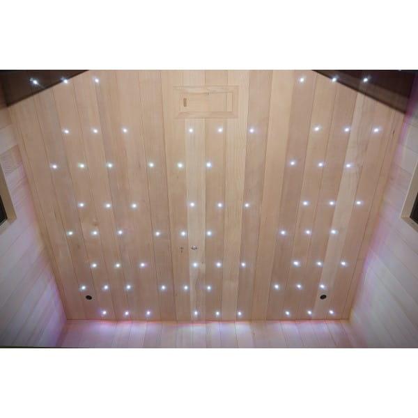 CARBON 2 Sauna na podczerwień 2-osobowa 180x150x195 cm - oświetlenie LED