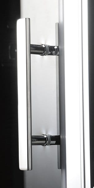 SIGMA SIMPLY Drzwi prysznicowe do wnęki przesuwne 130x190 cm szkło czyste GS1113 uchwyt1