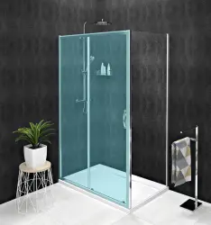 SIGMA SIMPLY Ścianka prysznicowa boczna 80x190 cm szkło czyste GS3180