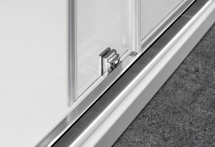 SIGMA SIMPLY Kabina prysznicowa narożna półokrągła 80x80x190 cm szkło czyste GS5580- detal1