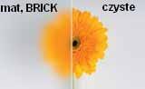 Szkło matowe Brick i szkło czyste