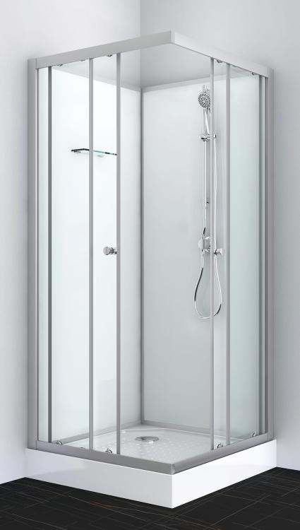 FORTE 2 Kabina prysznicowa kwadratowa wolnostojąca 90x90x203 cm PS15
