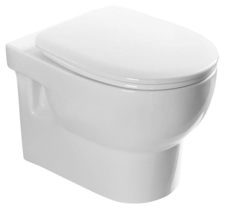 ABSOLUTE deska WC, PP, biała 44R10400I z miską WC