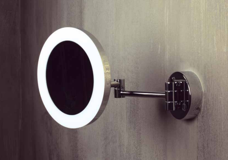 Lusterko kosmetyczne silver z podświetleniem LED ø 240 116401772