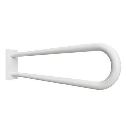  Poręcz łazienkowa typu U 90 cm biała 301707333