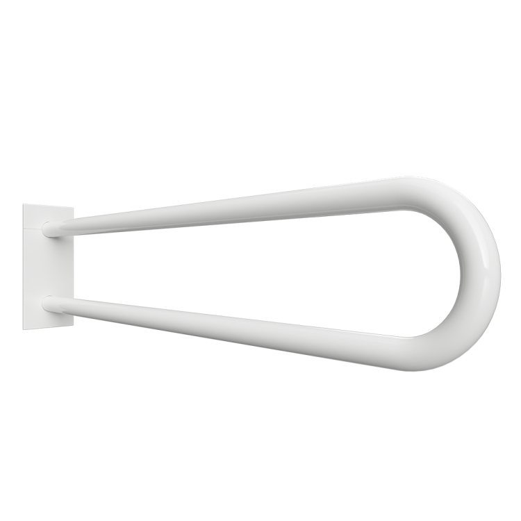 Poręcz łazienkowa typu U 90 cm biała 301707333
