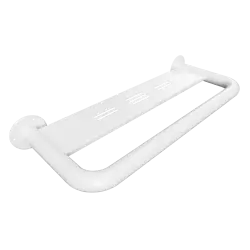 Poręcz łazienkowa z półką  50 cm biała 301100574