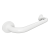 Poręcz łazienkowa prosta 50 cm biała z kołnierzem osłonowym 301100503