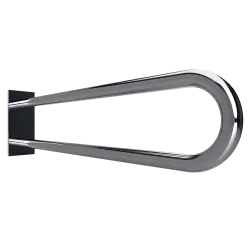 Poręcz łazienkowa w kształcie U 813 mm  z kołnierzem osłonowym stal nierdzewna 301707461
