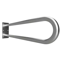  Poręcz łazienkowa  w kształcie U750 mm  stal szczotkowana 301102302