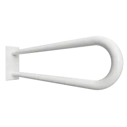 Poręcz łazienkowa w kształcie U750 mm  biała 301102304