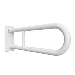 Poręcz łazienkowa składana w kształcie U750 mm  biała 301606304