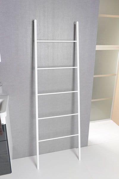 SEGA Wieszak na ręczniki, drabinka 170 cm, biały SE101