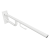 Poręcz łazienkowa składana 76 cm z uchwytem na papier biała 301102774