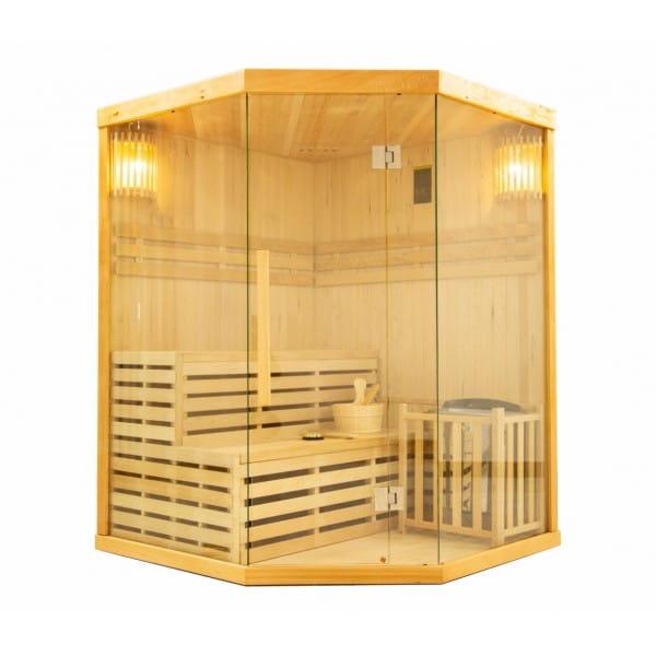 Tallinn Sauna finska sucha 3osobowa 150 x 150 x 200 cm J60150
