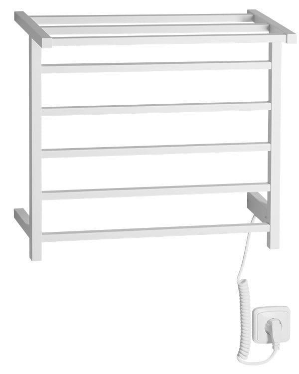 ELZOR Elektryczna suszarka na ręczniki 500x470mm, 60W, biały mat EB500
