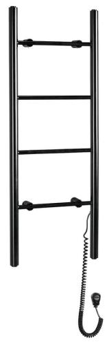 KARBO suszarka na ręczniki elektryczna, 400x1120 mm, 87 W, czarny mat KB904