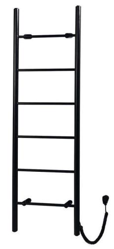 KARBO suszarka na ręczniki, elektryczna, 500x1600mm, 120 W, czarny mat KB905