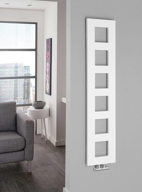 BLOCK grzejnik 280x1330 mm, 300W biały mat IR183