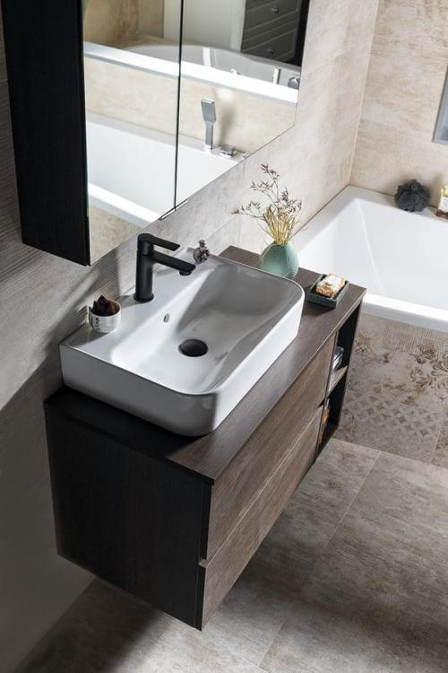 SISTEMA U umywalka ceramiczna 55x38 cm, biała 10PL53055