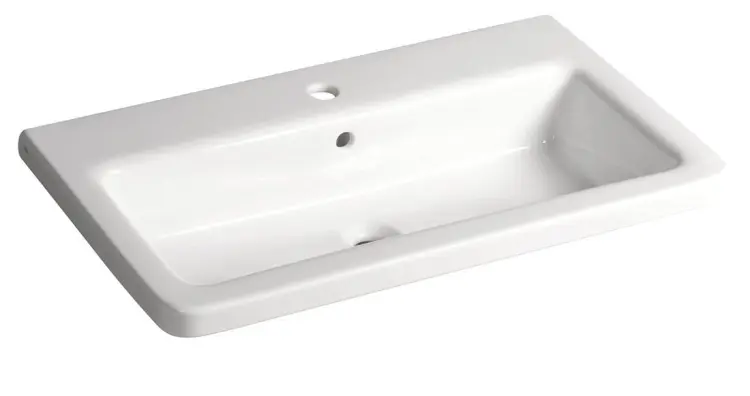 CITY umywalka ceramiczna 80x18x45cm KE080