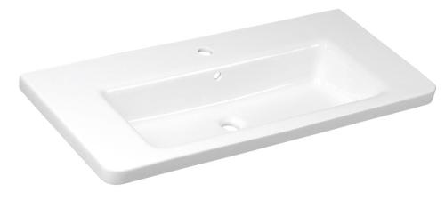 CITY umywalka ceramiczna 100x18x45cm KE100