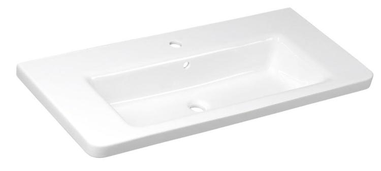 CITY umywalka ceramiczna 100x18x45cm KE100