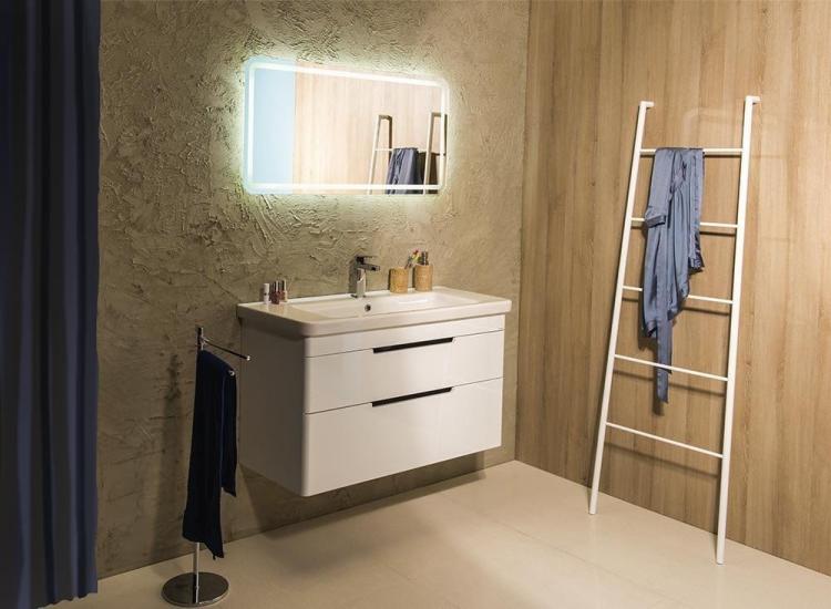 CITY umywalka ceramiczna 100x18x45cm KE100