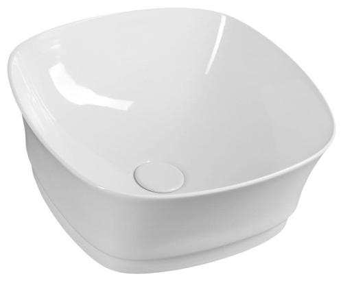 IDEA umywalka ceramiczna nablatowa 42x18x42 cm, bez odpływu WH100