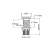 Korek umywalkowy 5/4“, klik-klak, wys. 0-60mm, grzybek ceramiczny, czarny mat AR901