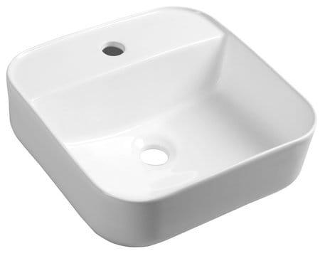 MOLVENO umywalka ceramiczna nablatowa 39,5x14x39,5 cm AR453
