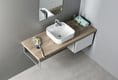 MOLVENO umywalka ceramiczna nablatowa 39,5x14x39,5 cm AR453
